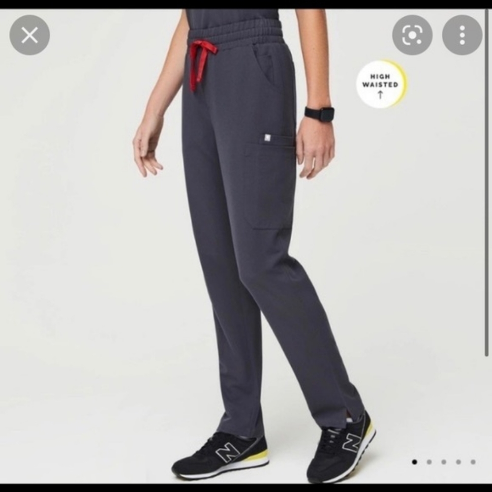 Figs Tall Yola Scrubs Charcoal